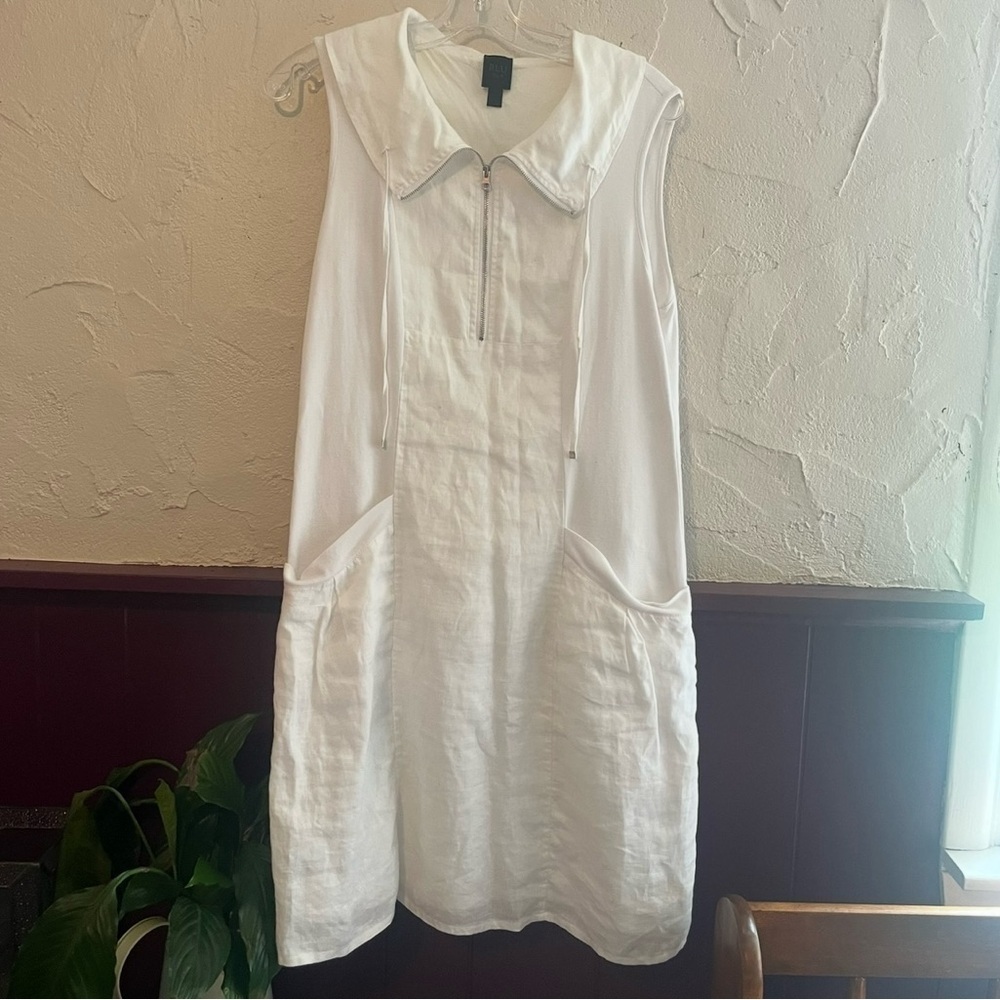 BLU No.9 White Sleeveless Dress